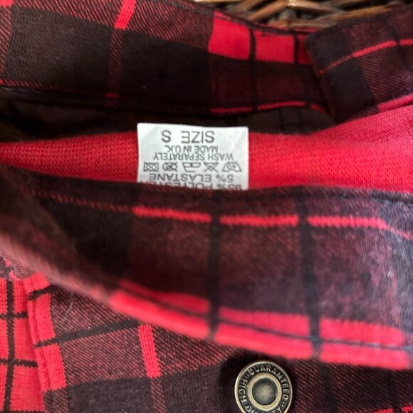 NWT Plaid British Skinny Cargo Pants - Picture 2 of 5